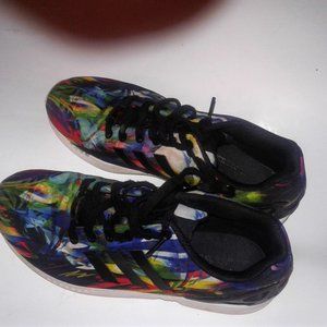 Adidas Torsion Size 11 Multi Color Shoes Laced Up Comfy Walking Running Casual.